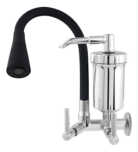Torneira Com Filtro Cozinha Gourmet Flexível 2 Jatos