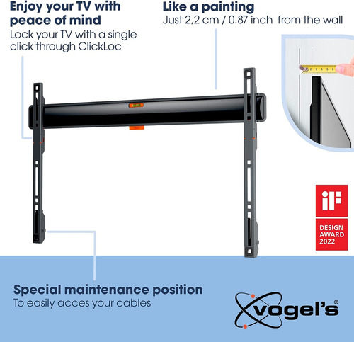Soporte Fijo De Pared Vogel's Tvm 3605 Para Televisores D...