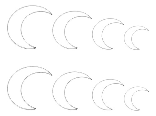 Atrapasueños De Macramé Con Forma De Luna, Encaje Circular,