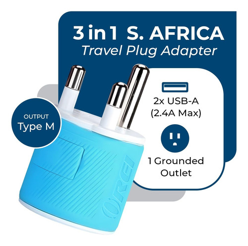 Adaptador De Enchufe Israel 3 En 1 (adaptador Tipo H) Con