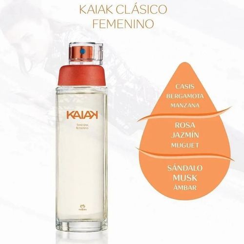 Perfume Kaiak Clasico Femenino + Hidratante Corporal 200 Ml