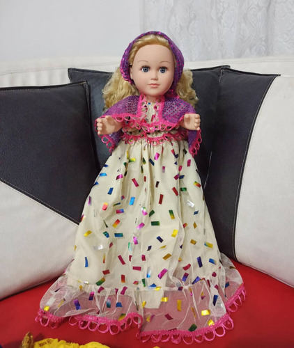 Muñeca Gitana Ideal Para Santería Espiritismo Misas 47 Cm