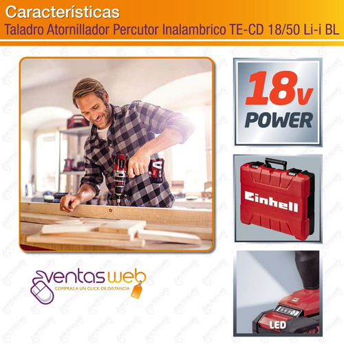 Imagen 3 de 10 de Combo Brushless Taladro Perctuor Atorn + Amoladora 125mm