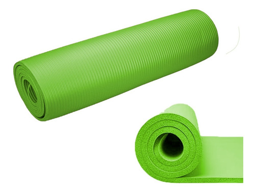 Colchoneta Mat Yoga Pilates Fitness Gym 183x61 1cm + Bolso