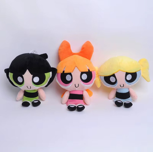 Trio De Peluches De Las Chicas Super Poderosas Clasicas Clasicas
