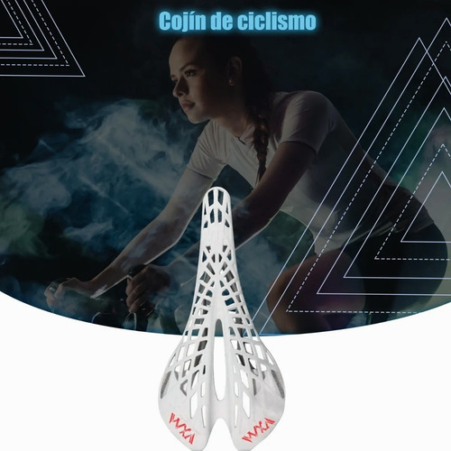 Asiento Ultraligero Para Bicicleta De Mtb Y Carretera Color Azui