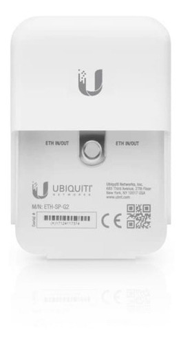 Imagen 2 de 4 de Protector De Sobretensión Ethernet Ubiquiti Eth-sp-g2