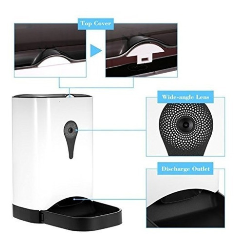 Automático Alimentador De Mascotas Video / Audio Inteligent