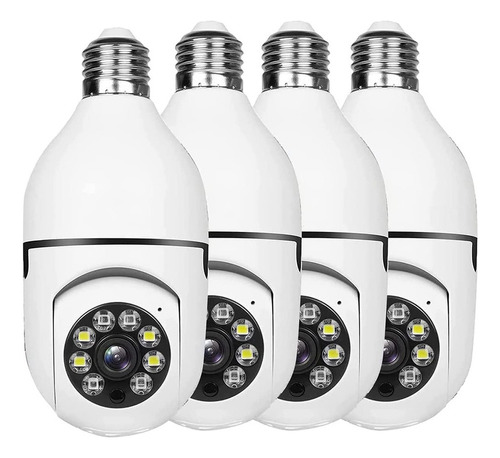 Qy Paquete De 4 Bombillas Para Cámaras De Seguridad Para