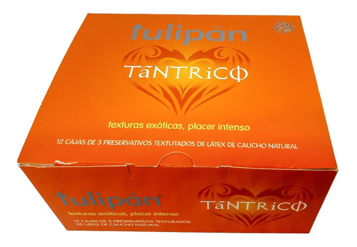 Imagen 1 de 1 de Tulipán Preservativos Tantrico 12 Cajitas X 3