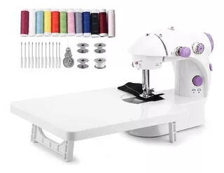 Máquina De Coser Mini Portátil Extensión Mesa C/ Luz Gadnic