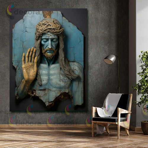 Cuadro Jesús De Nazaret Religion Catolico Canvas 60x90 Dios7