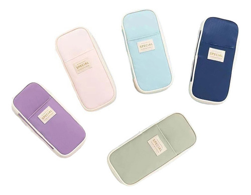 Estuche De Lona De Gran Capacidad Con Cremallera Para Niñas