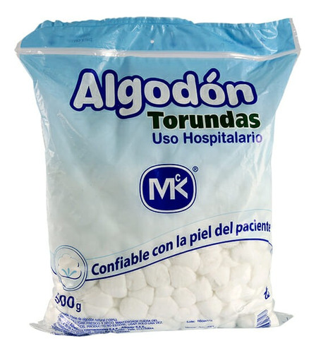 Algodon Torunda 500 Gr - Unidad a $24500