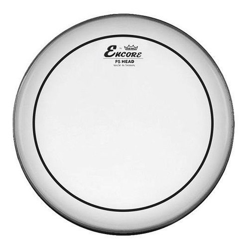Imagen 1 de 4 de Parche Tom Bateria Remo Encore Pinstripe Clear 12 Hidraulico