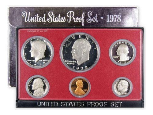 Robmar-usa-estuche Con Emisión 6 Del Añ0 1978 Proof.ceca S