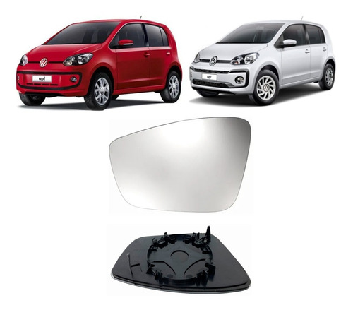  Espejo Vidrio Placa Volkswagen Up! 2014 Al 2021  C