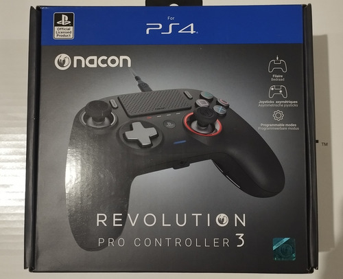 Controle Joystick Nacon Revolution Pro Controller 3 Ps4 Ps5 Preto (Usado)