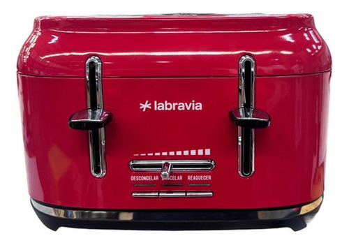 Torradeira Vintage Retro Red 1500w 4 Fatias 127v - Labravia