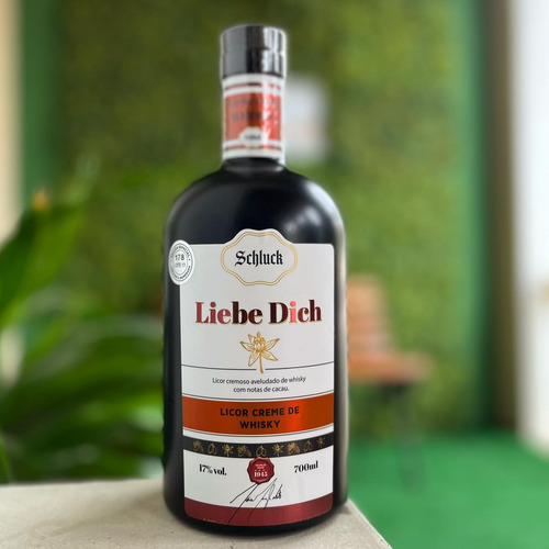 Licor Creme Whisky Liebe Dich 700ml Schluck Blumenau