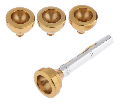 ... Boquilla De Trompeta De Metal Chapado En Oro, 7c 5c 3c