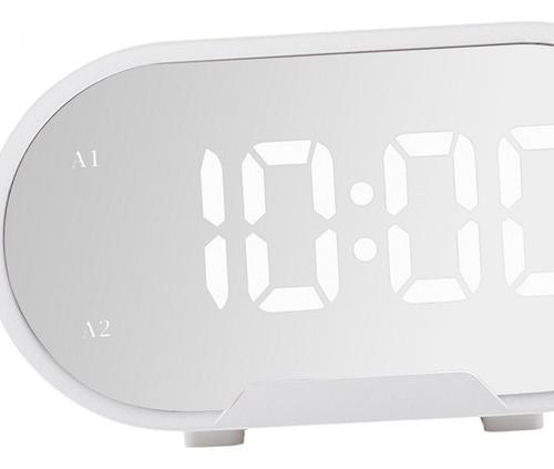 Despertador Digital Relógio De Mesa Pequeno Luz Branco