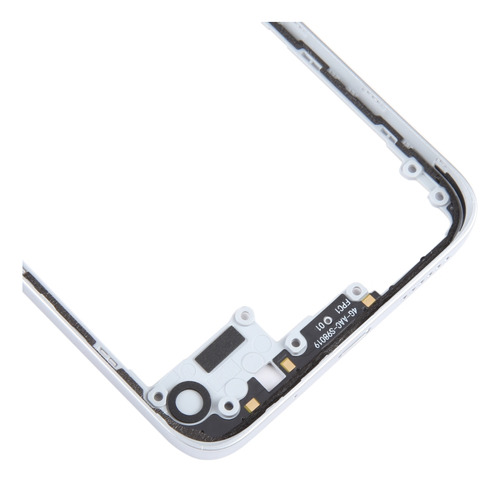 Placa De Marco Lcd Frontal Plateada Para Xiaomi Redmi 12 4g