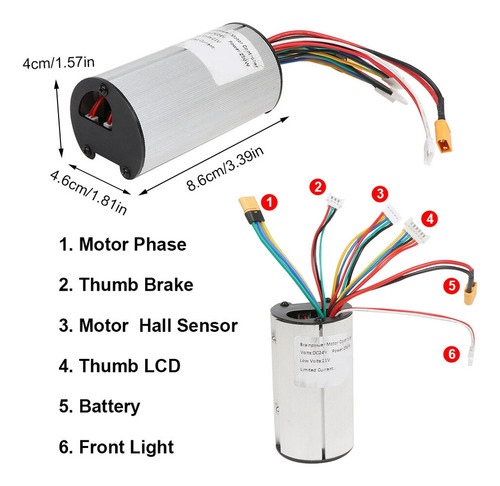 / Kit De Controlador De Scooter Plegable Y736v 350w,