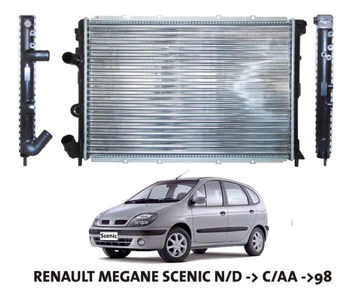 Imagen 1 de 6 de Radiador Renault Megane Scenic N/d 98 1.6/2.0/1.9