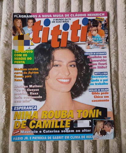 Revista Tititi C/ Szafir,elba,dercy,angélica,xuxa,fabio (Usado)
