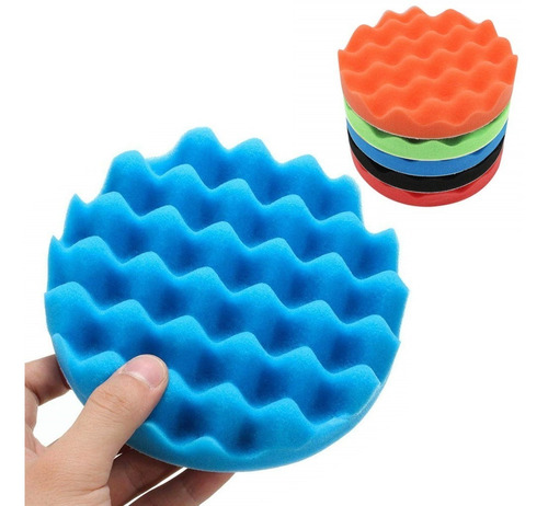 Imagen 6 de 8 de Kit De Esponjas De Pulido Extragrandes 7 Pulgadas 7 Pzs.