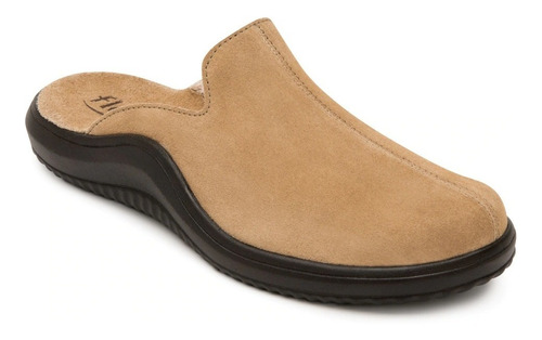 Pantufla Flexi Para Hombre Estilo 408004 Taupe