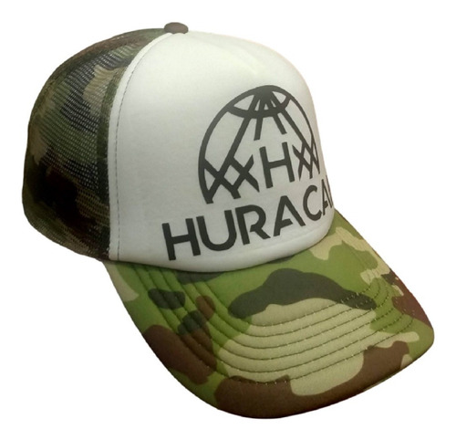 Imagen 2 de 8 de Gorra Trucker Globo 1 Huracán Camuflado