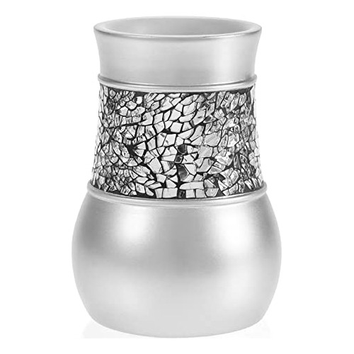 Creativo Aromas Taza De Baño De Tumbler - Plata Rz6p7