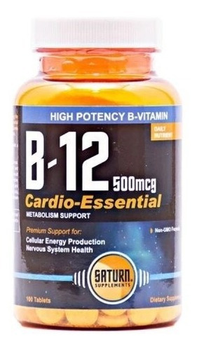 Vitamina B12 Saturn 100 Tab - Envios A Domicilio!