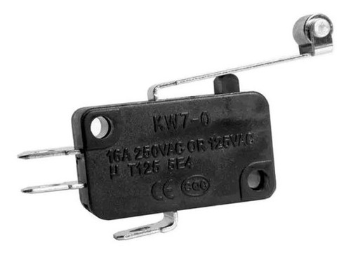 10pcs Chave Micro Switch Fim De Curso Haste 29mm Com Roldana