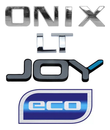 Emblemas Onix Lt E Adesivos Joy E Eco 2017 2018 2019