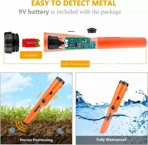 Detector Metales Mano Puntero Pin Pointer Localizador