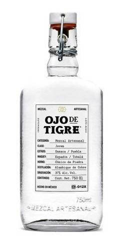 Ojo De Tigre Mezcal Artesenal Joven Botella 750 Ml