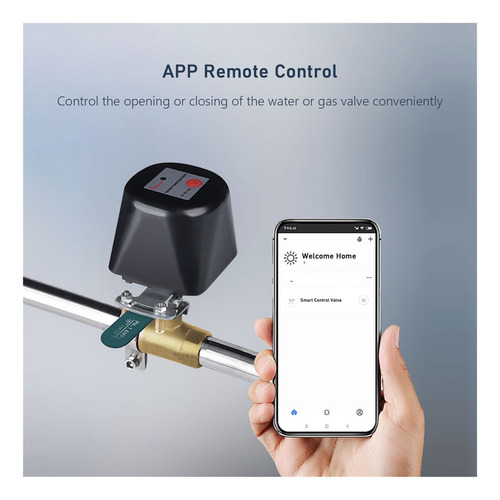 Zj Válvula De Agua Inteligente Tuya Zigbee Para Interruptor