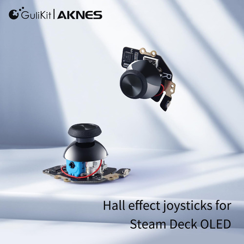 Aknes Gulikit De Efecto Hall Joysticks For Steam Deck Oled,