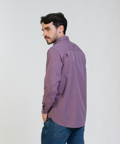 Camisa Cuadros Hombre Brooksfield Regular Fit Bolsillo 3581b