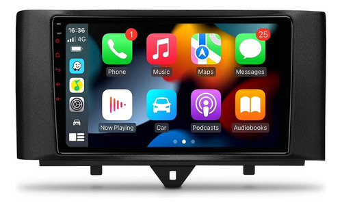 Smart Fortwo 2011-2015 Android Carplay Gps Mirrorlink Touch