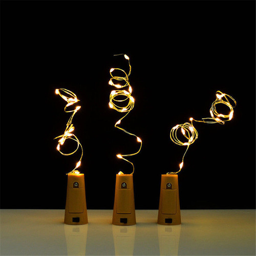 Luz Nocturna Y Night Light De 1 M, 10 Luces Led Para Botella