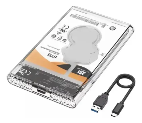 Carcasa Bahia Case Disco Ssd Hdd Blanco