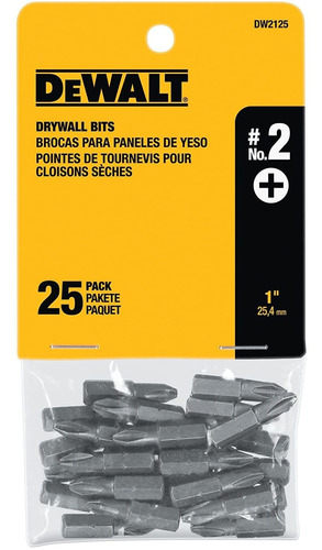 Dw2125 2 Phillips Drywall Bit Tip 25 Pack