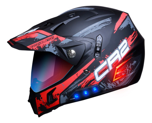 Casco Para Motocicleta Exoskeleton Cr2 Bluetooth Cross L