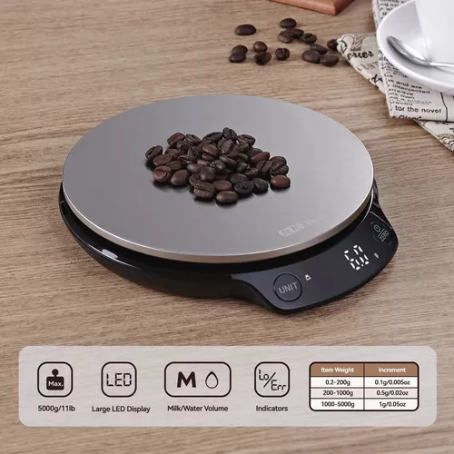 Bascula Digital De Peso Para Comida Gramos Y Onzas Hornear Medir Porciones  11lbs