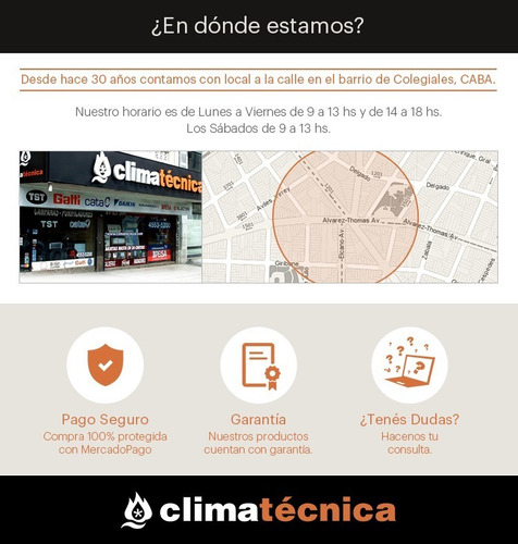 Imagen 8 de 8 de Aire Acondicionado Split Gree Lomo Inverter 9000 Kcal/h