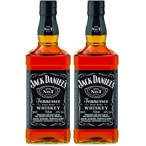 Whisky Jack Daniels Old No 7 Tennessee Pack X2 - 01mercado